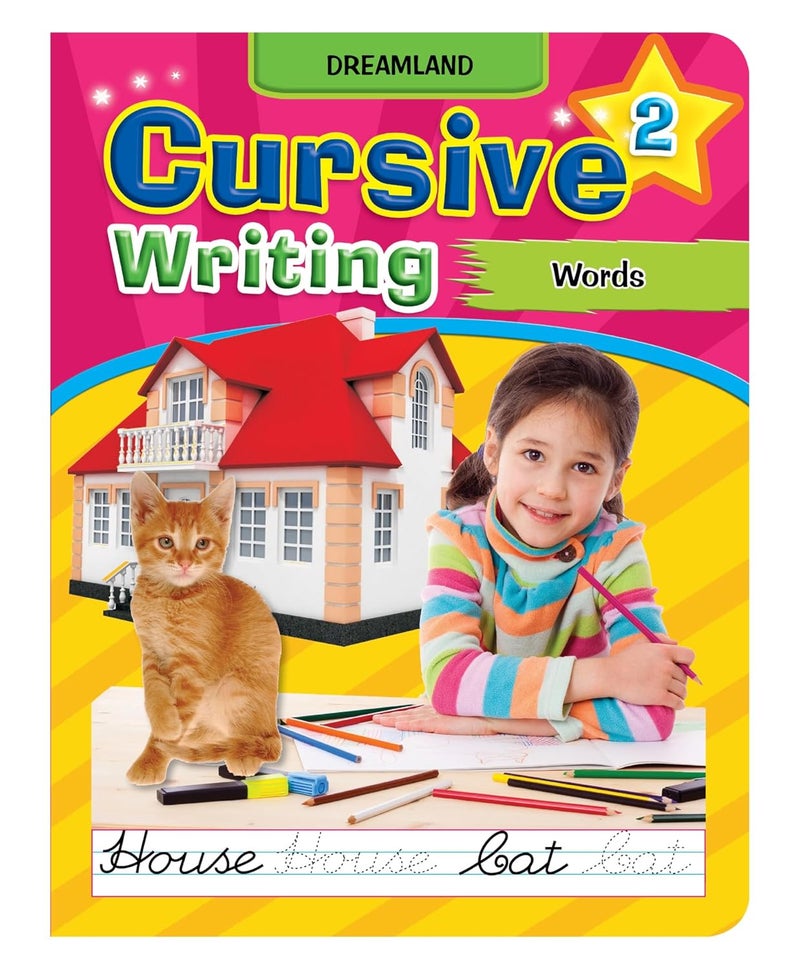 Cursive writing book (words) part 2- Pack Of 02